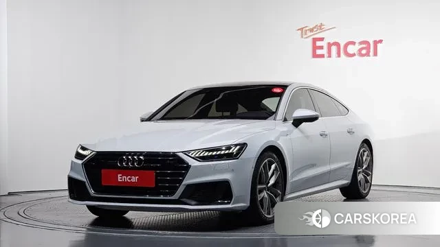 Audi A7 (4K) 2020 Белый из Кореи