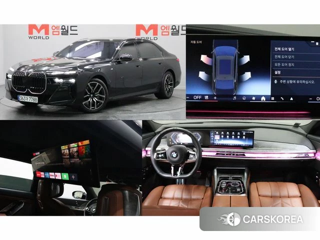 BMW 7 Series (G70) 2024 Черный из Кореи