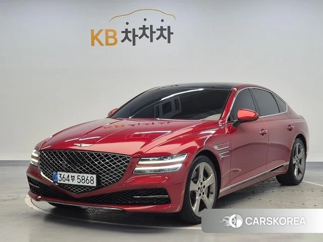 Genesis G80 (RG3) 2021 Красный из Кореи