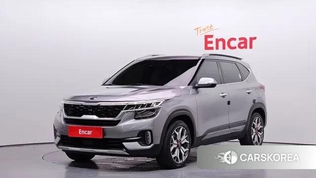 Kia Seltos 2020 Серебристо-серый из Кореи