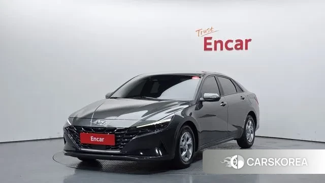Hyundai Avante (CN7) 2020 Темно-зеленый из Кореи