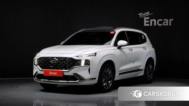 Hyundai The New Santa Fe 2023 Белый из Кореи