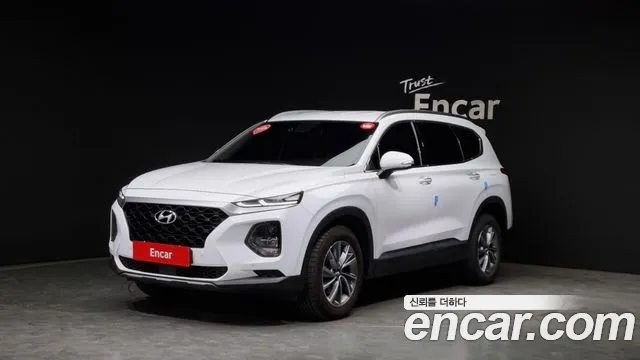 Hyundai Santa Fe TM 2019 Белый из Кореи
