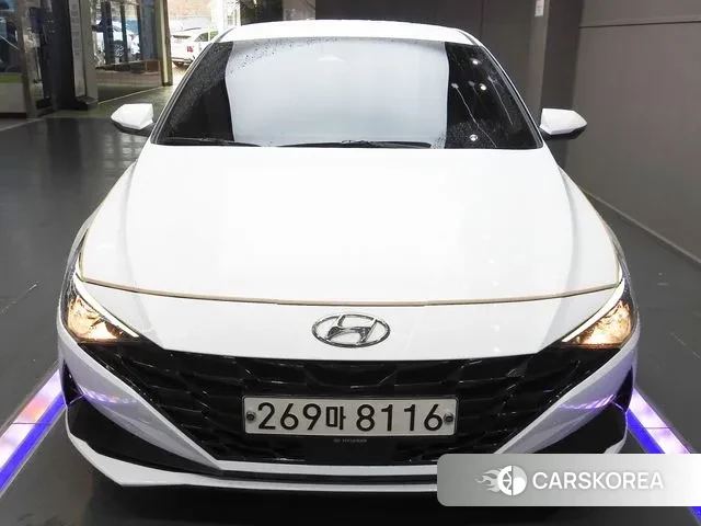 Hyundai Avante (CN7) 2020 Белый из Кореи