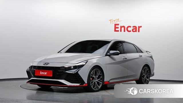 Hyundai Avante (CN7) 2022 Серебристо-серый из Кореи