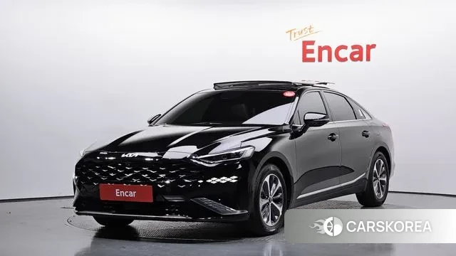 Kia K8 Hybrid 2022 Черный из Кореи