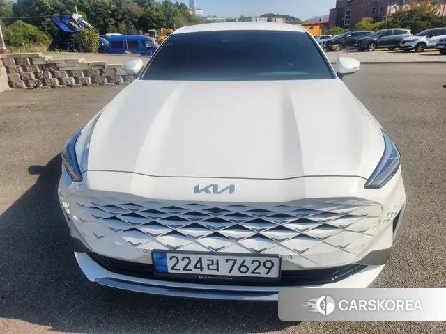 Kia K8 Hybrid 2023 Белый из Кореи