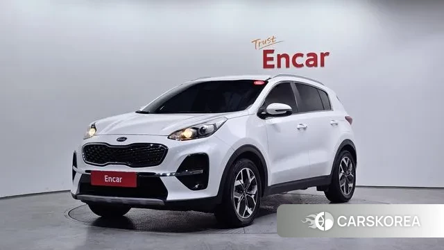 Kia Sportage The Bold 2021 Белый из Кореи