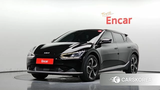 Kia EV6 2022 Черный из Кореи