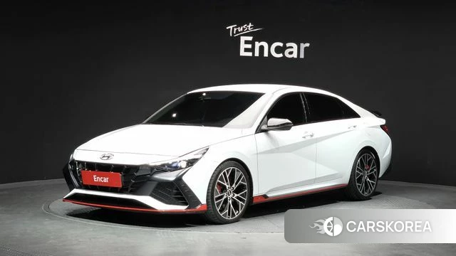 Hyundai Avante (CN7) 2021 Белый из Кореи