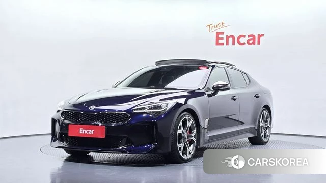 Kia Stinger 2018 Синий из Кореи