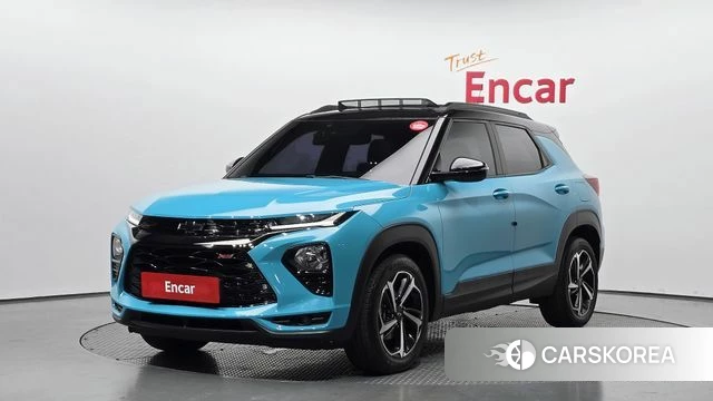 Chevrolet (GM Daewoo) Trailblazer 2022 Синий нефрит из Кореи