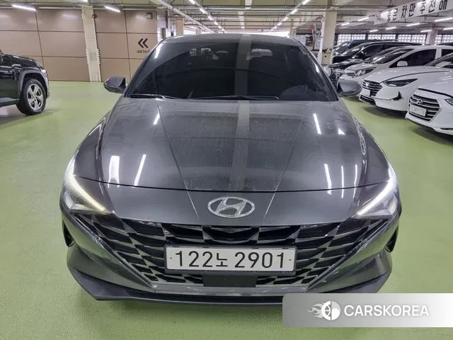 Hyundai Avante (CN7) 2022 Серый из Кореи
