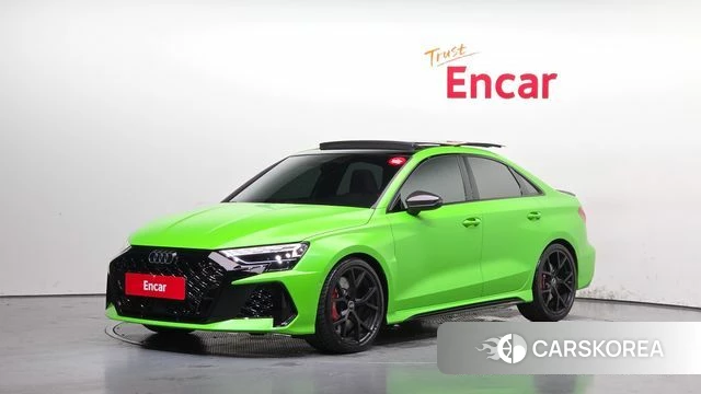 Audi RS3 (8Y) 2026 Зеленый из Кореи
