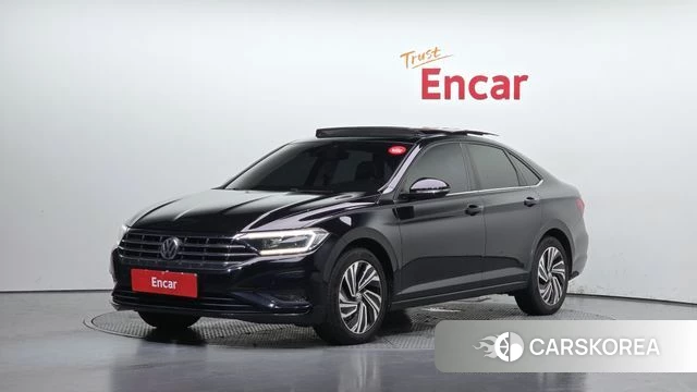Volkswagen 7th Generation of Jetta 2021 Черный из Кореи