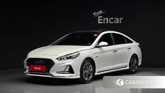 Hyundai Sonata New Rise Hybrid 2018 Белый из Кореи