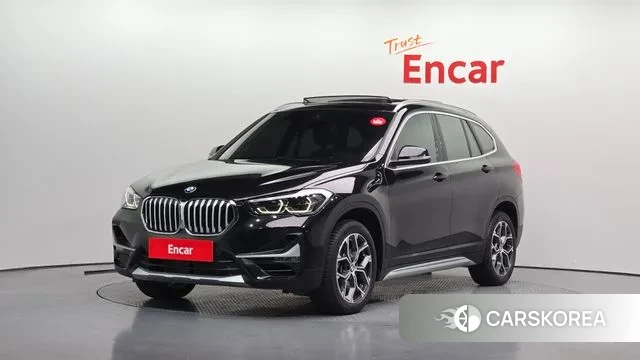 BMW X1 (F48) 2022 Черный из Кореи