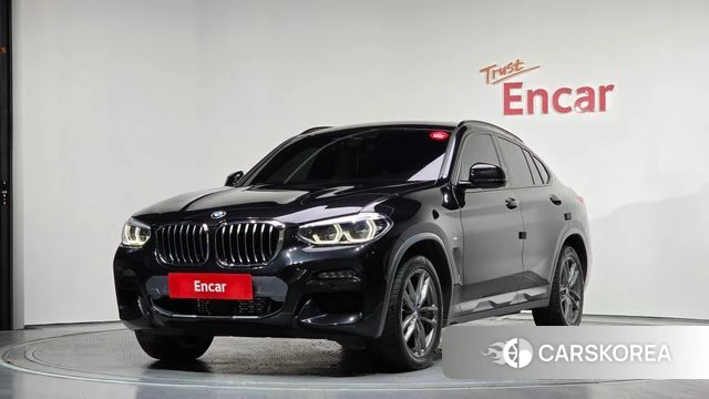 BMW X4 (G02) 2020 Черный из Кореи