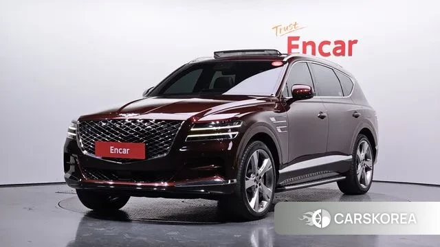 Genesis GV80 2021 Красный из Кореи