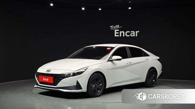 Hyundai Avante (CN7) 2022 Белый из Кореи