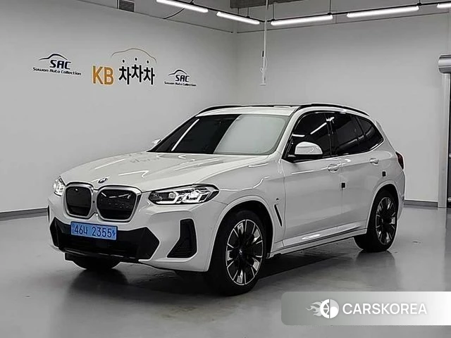 BMW iX3 2022 Белый из Кореи