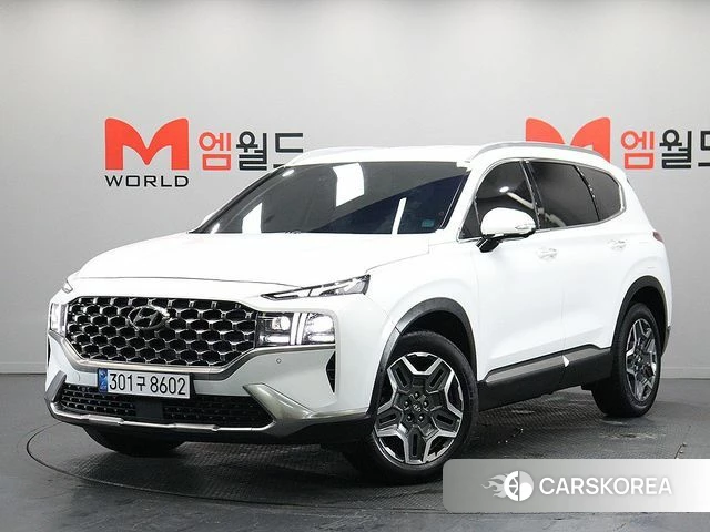 Hyundai The New Santa Fe 2023 Белый из Кореи