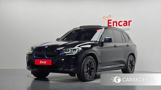 BMW iX3 2022 Черный из Кореи