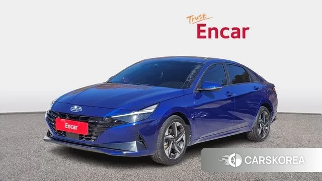 Hyundai Avante (CN7) 2020 Синий из Кореи