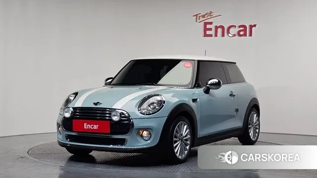 Mini Cooper 2018 Небесно-голубой из Кореи