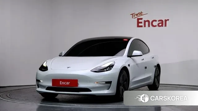 Tesla Model 3 2021 Белый из Кореи