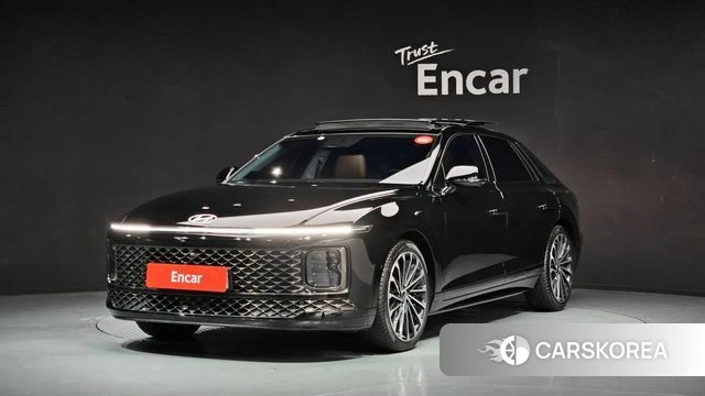 Hyundai Grandeur Hybrid (GN7) 2024 Черный из Кореи