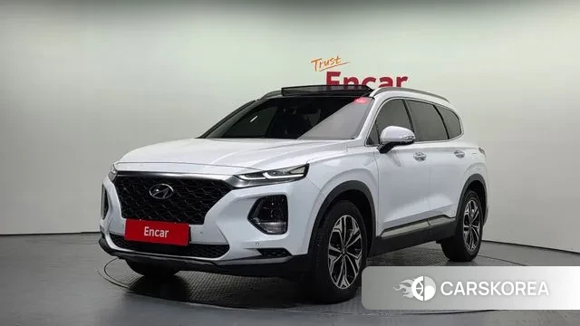 Hyundai Santa Fe TM 2018 Белый из Кореи