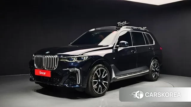 BMW X7 (G07) 2020 Черный из Кореи