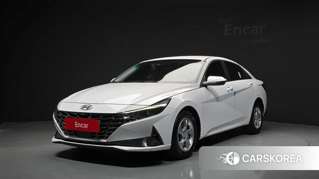 Hyundai Avante (CN7) 2021 Белый из Кореи