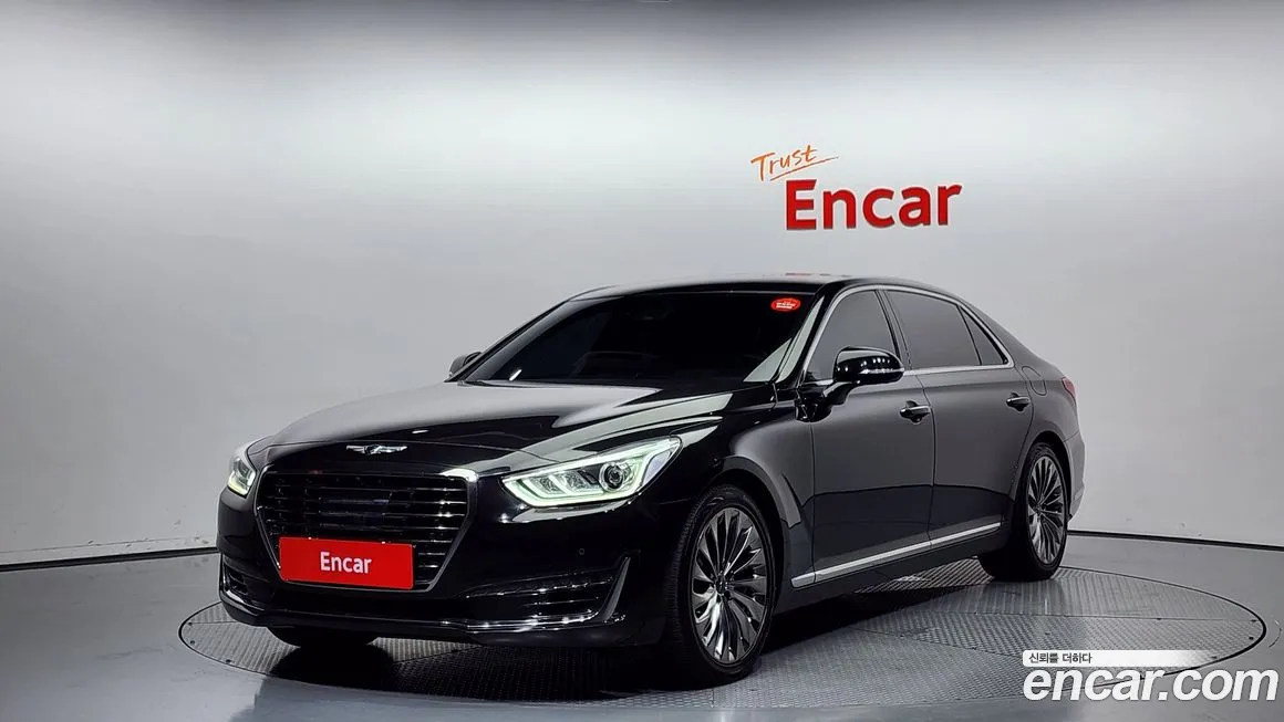 Genesis EQ900 2018 Черный из Кореи