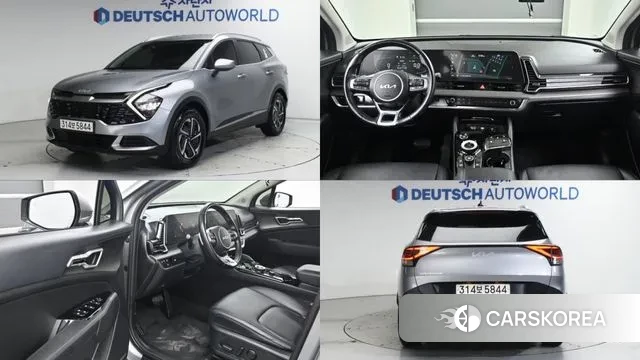 Kia Sportage 5th Generation Hybrid 2022 Серебристо-серый из Кореи