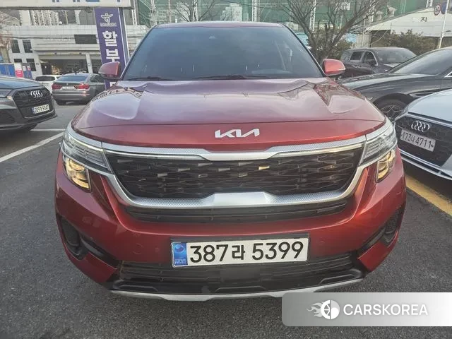 Kia Seltos 2021 Красный из Кореи