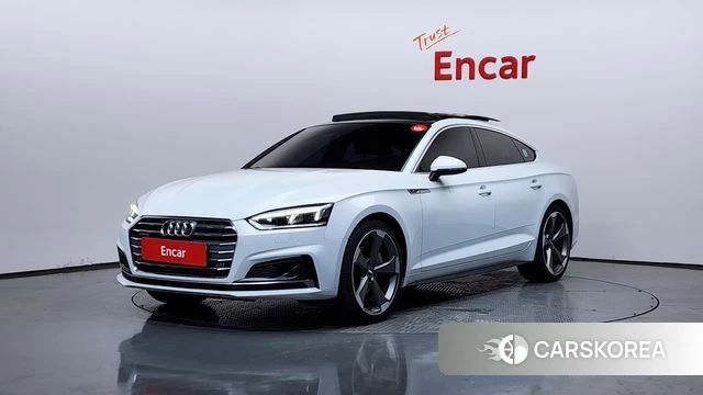 Audi A5 (F5) 2019 Белый из Кореи