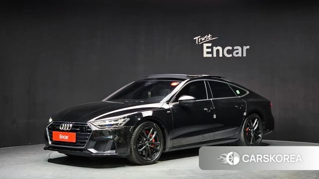 Audi A7 (4K) 2021 Черный из Кореи