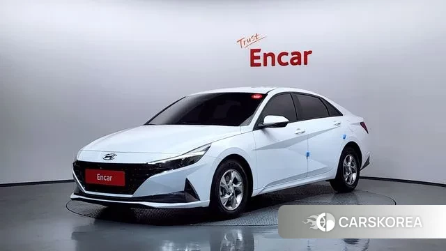 Hyundai Avante (CN7) 2021 Белый из Кореи