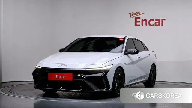 Hyundai The New Avante (CN7) 2023 Белый из Кореи