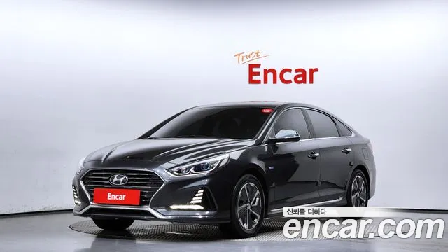 Hyundai Sonata New Rise Hybrid 2019 Серый из Кореи