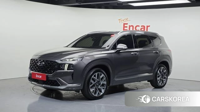 Hyundai The New Santa Fe 2022 Серый из Кореи