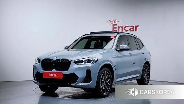 BMW X3 (G01) 2024 Светло-серебряный цвет из Кореи