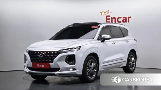 Hyundai Santa Fe TM 2019 Белый из Кореи
