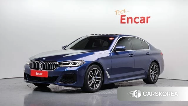 BMW 5 Series (G30) 2021 Синий из Кореи