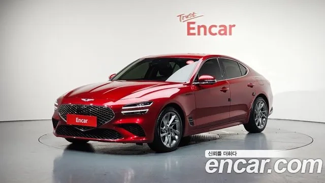 Genesis The New G70 2021 Красный из Кореи