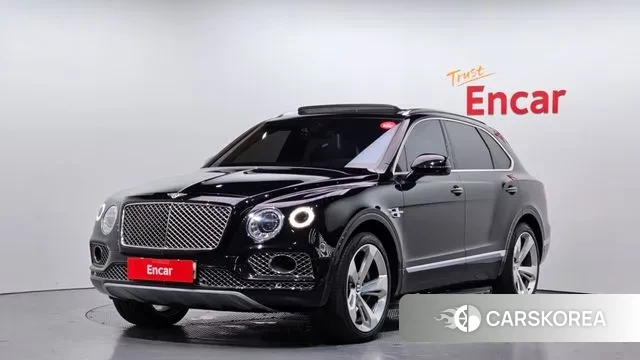 Bentley Bentayga 2018 Черный из Кореи