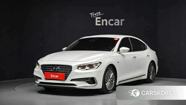Hyundai Grandeur IG Hybrid 2018 Белый из Кореи