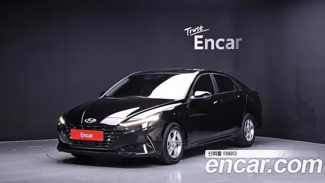 Hyundai Avante (CN7) 2020 Черный из Кореи